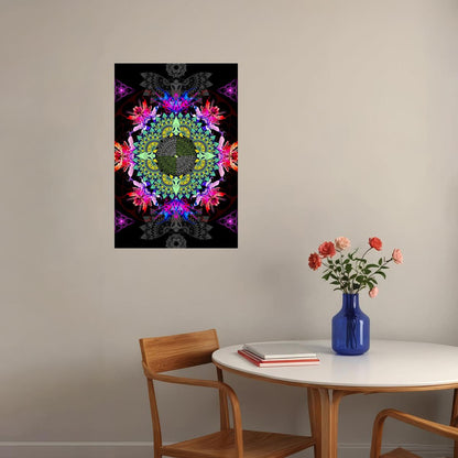 Magic Valley Marijuana Theme Psychedelic Poster Wall Art Print Home Wall Decor