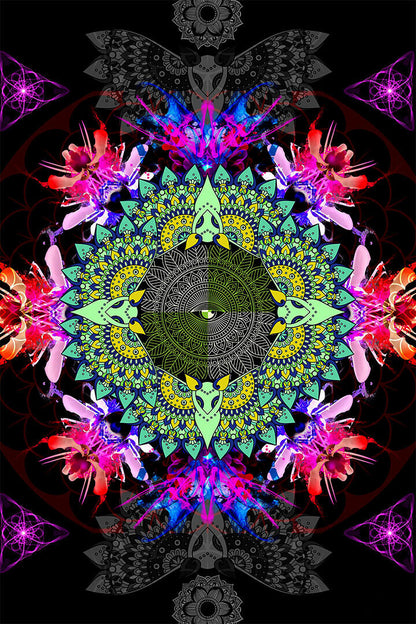 Magic Valley Marijuana Theme Psychedelic Poster Wall Art Print Home Wall Decor