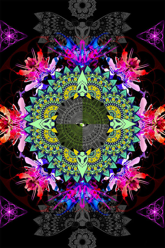 Magic Valley Marijuana Theme Psychedelic Poster Wall Art Print Home Wall Decor