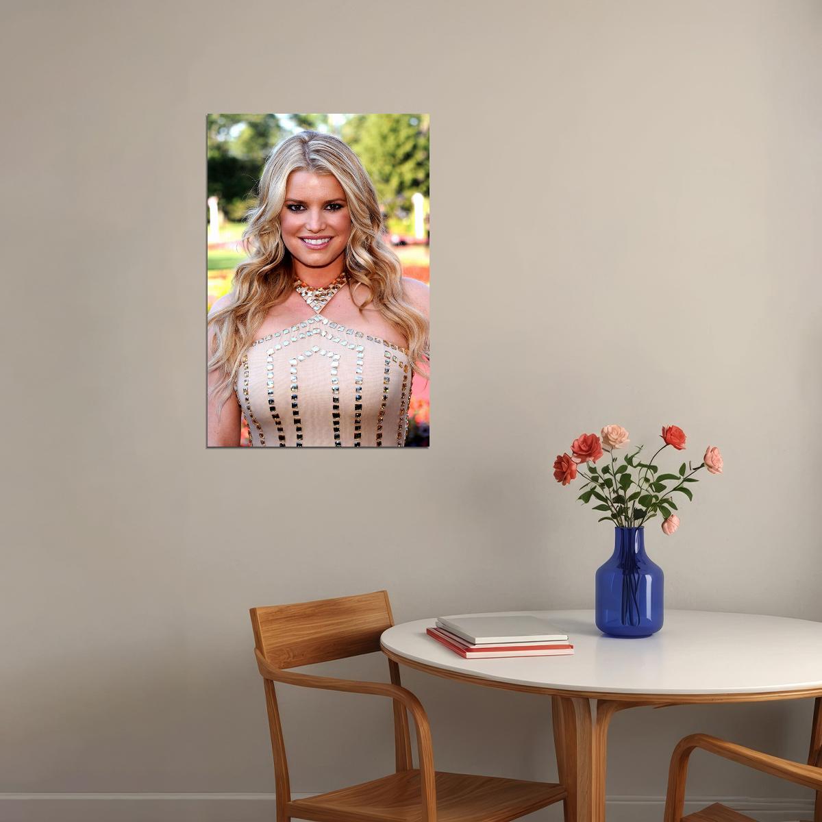 Jessica Simpson Songwriter Singer Actress Poster Wall Art Print Home Wall Decor