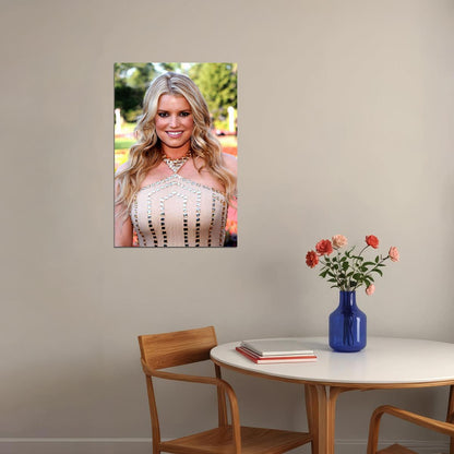 Jessica Simpson Songwriter Singer Actress Poster Wall Art Print Home Wall Decor