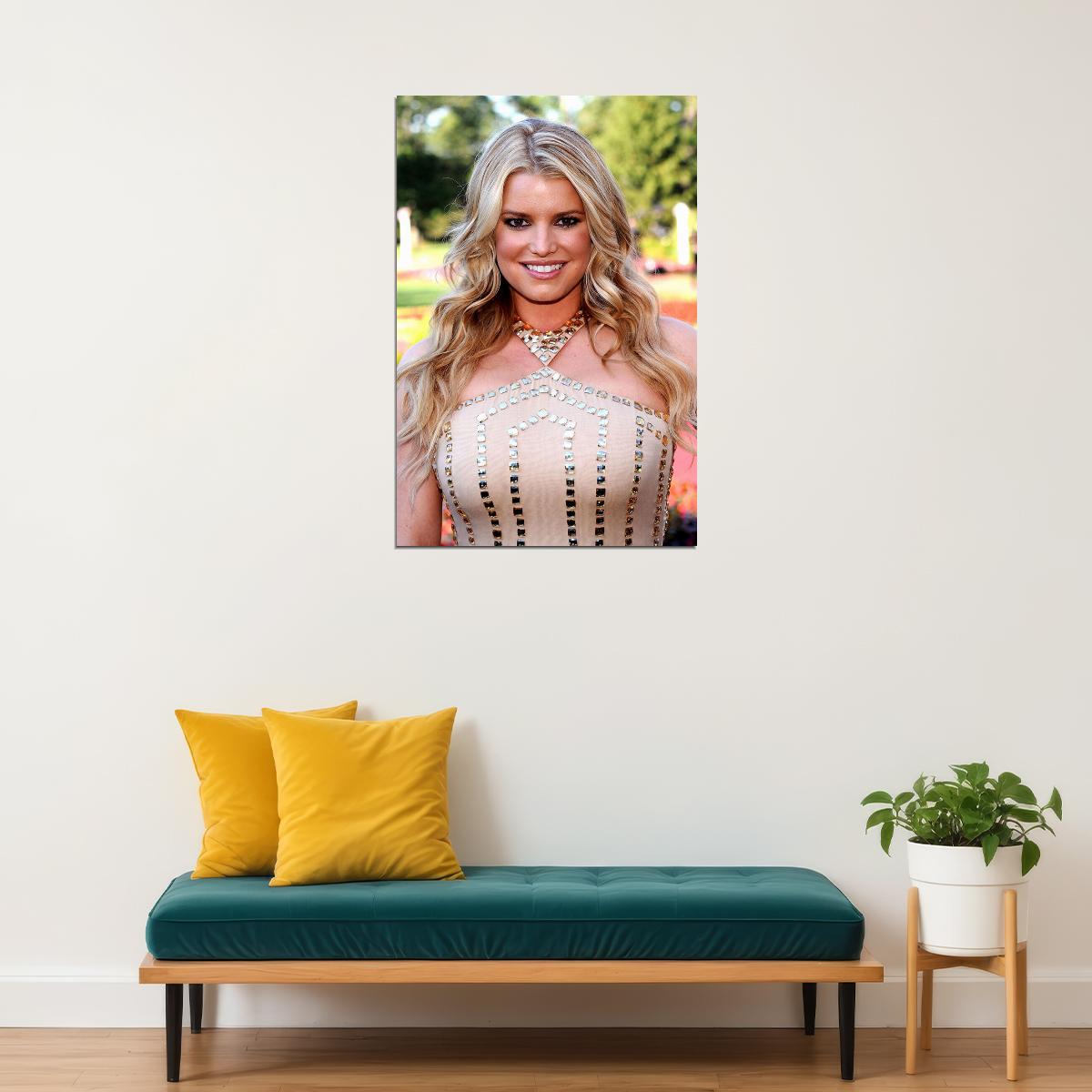Jessica Simpson Songwriter Singer Actress Poster Wall Art Print Home Wall Decor