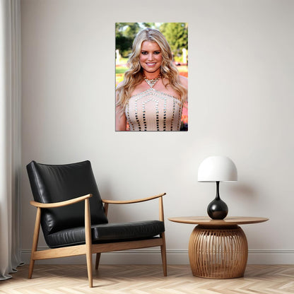 Jessica Simpson Songwriter Singer Actress Poster Wall Art Print Home Wall Decor