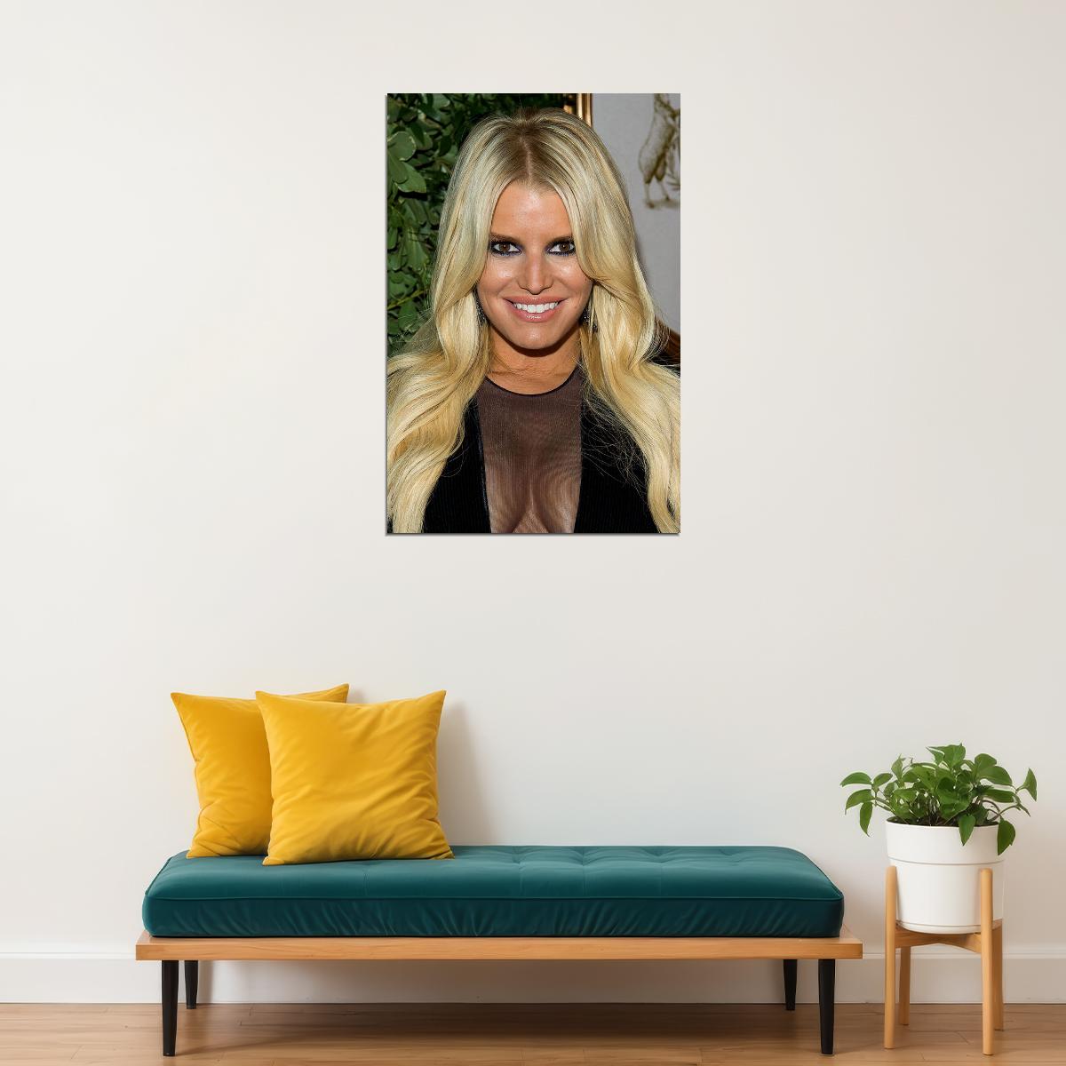 Jessica Simpson Singer Songwriter Actress Poster Wall Art Print Home Wall Decor