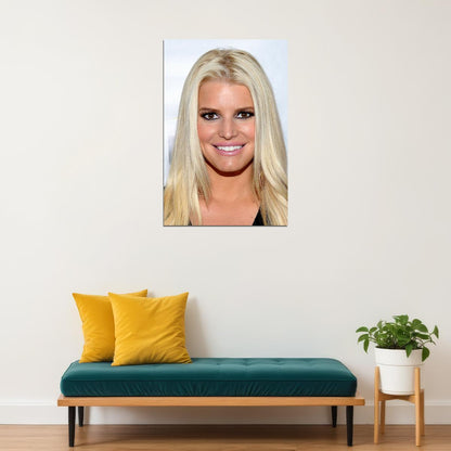 Jessica Simpson Actress Singer Songwriter Poster Wall Art Print Home Wall Decor