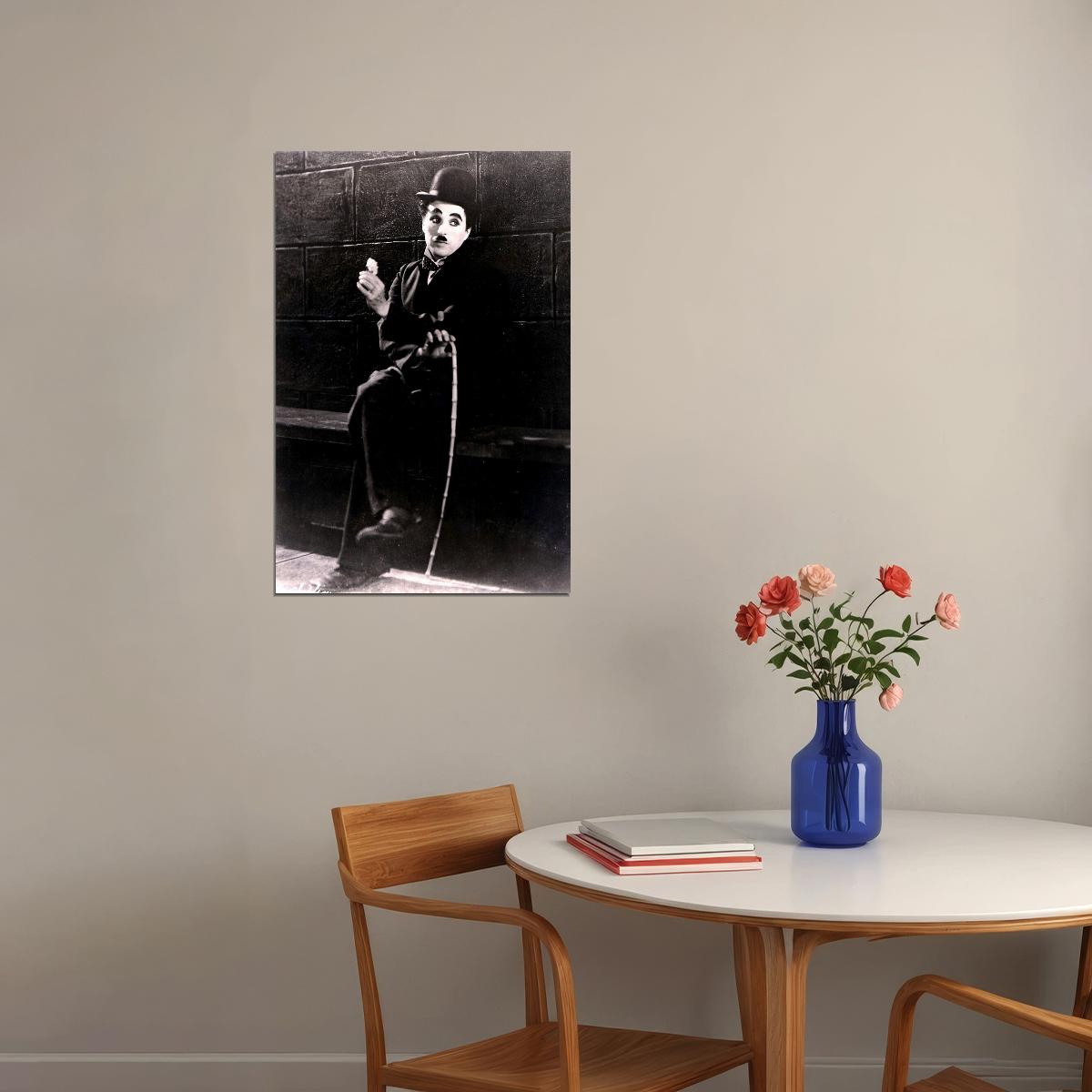 Charlie Chaplin Producer Silent Actress Artist Poster Wall Art Print Home Wall Decor