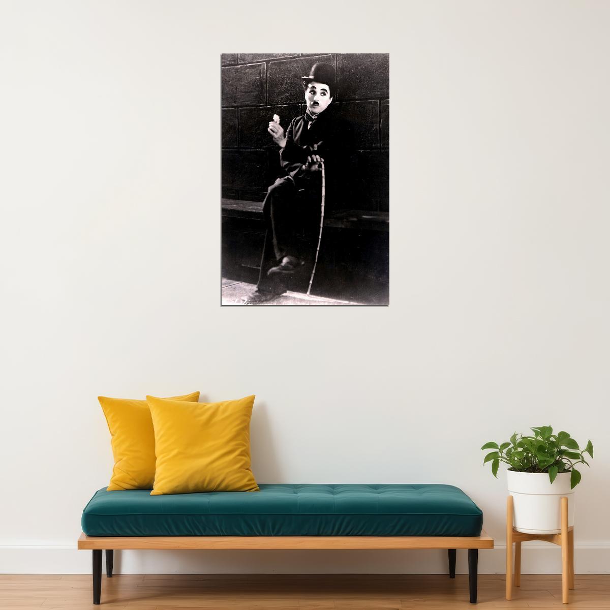 Charlie Chaplin Producer Silent Actress Artist Poster Wall Art Print Home Wall Decor