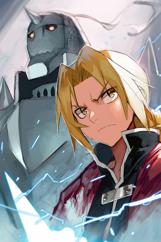 Fullmetal Alchemist Animation Adventure Action Poster Wall Art Print Home Wall Decor