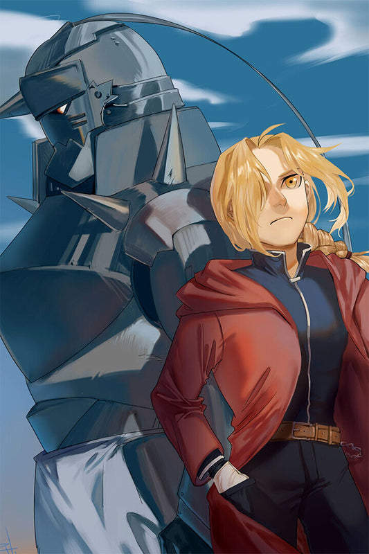 Fullmetal Alchemist Animation Action Adventure Poster Wall Art Print Home Wall Decor