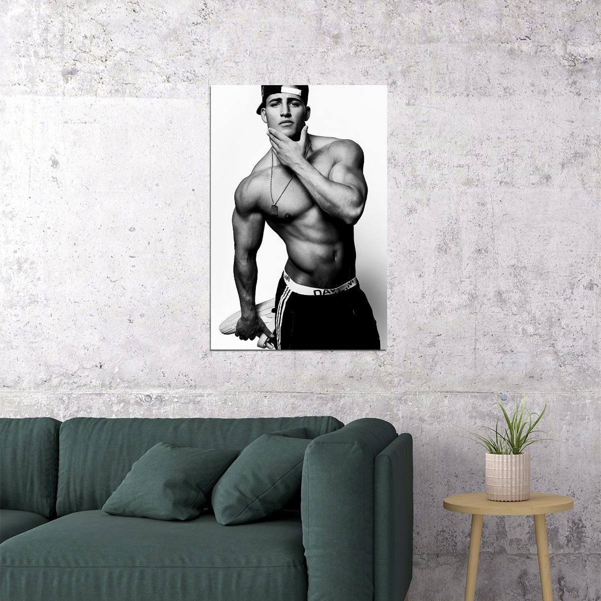 Johnny Boys Sexy Male Model Poster Wall Art Print Home Wall Decor