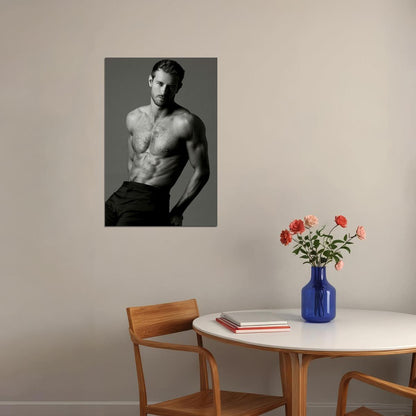 Ryan Boys Sexy Male Model Poster Wall Art Print Home Wall Decor