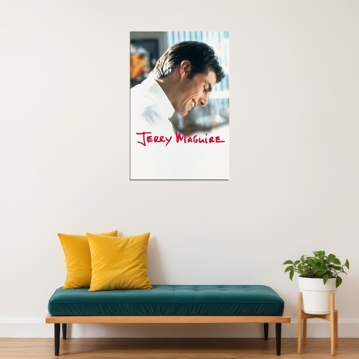 Jerry Mcguire Movie Tom Cruise Comedy Drama Poster Wall Art Print Home Wall Decor