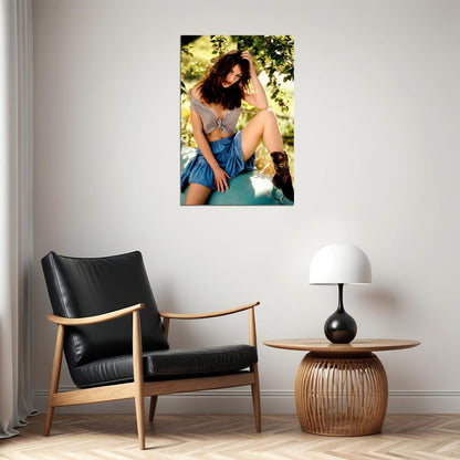 Danelle Folta Attractive Female Poster Wall Art Print Home Wall Decor