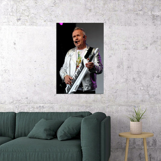 Howard Jones Music Red Background Singer Actor Poster Wall Art Print Home Wall Decor