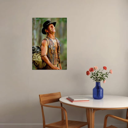 Paul Hogan Actor Crocodile Dundee Actor Comedian Poster Wall Art Print Home Wall Decor