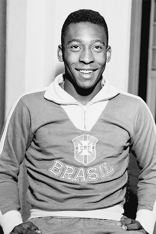 Pele Soccer Player Live The Game Picture Poster Wall Art Print Home Wall Decor