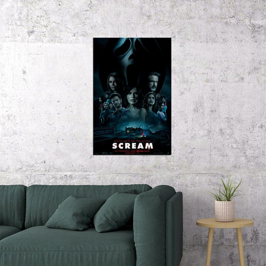 Scream Movie Thriller Horror Action Poster Wall Art Print Home Wall Decor