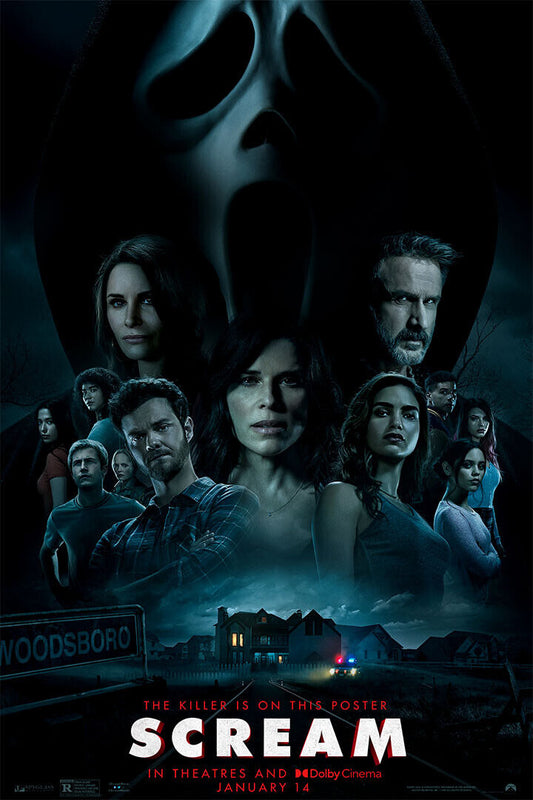 Scream Movie Thriller Horror Action Poster Wall Art Print Home Wall Decor