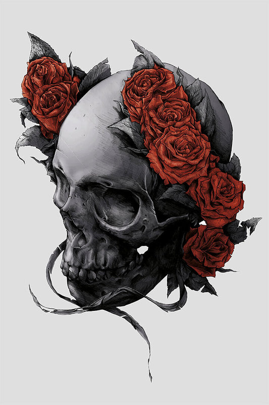 Skulls Wormhead Smooth Fantasy Design Poster Wall Art Print Home Wall Decor