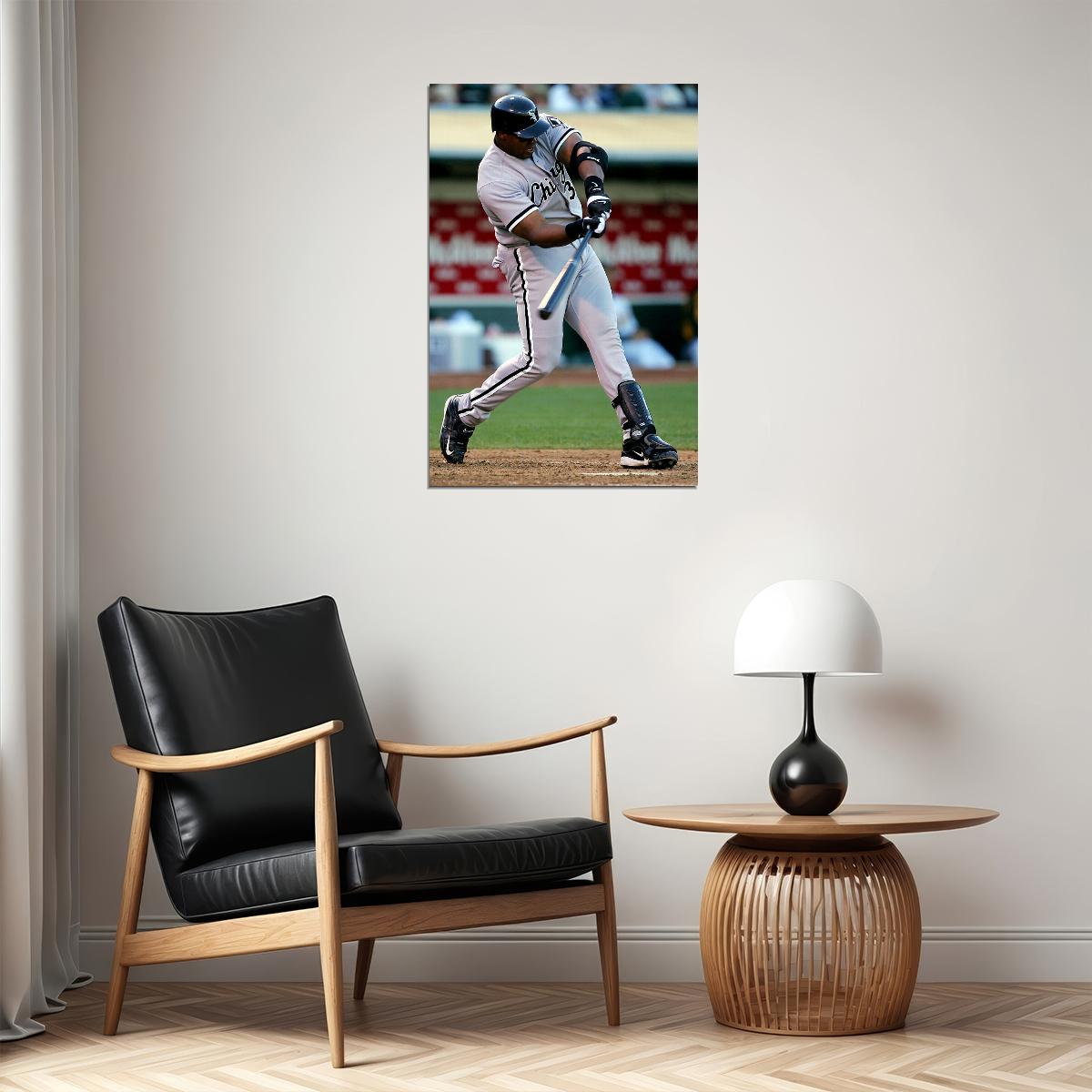 Baseball Frank Thomas Chicago Poster Wall Art Print Home Wall Decor