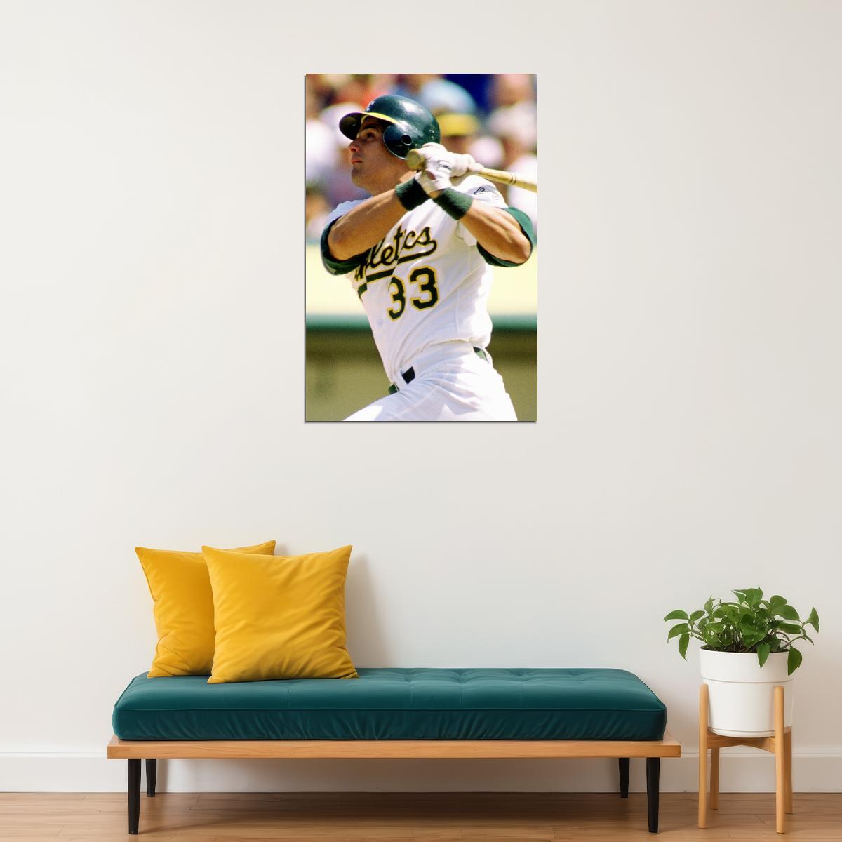Jose Canseco Oakland Baseball Poster Wall Art Print Home Wall Decor