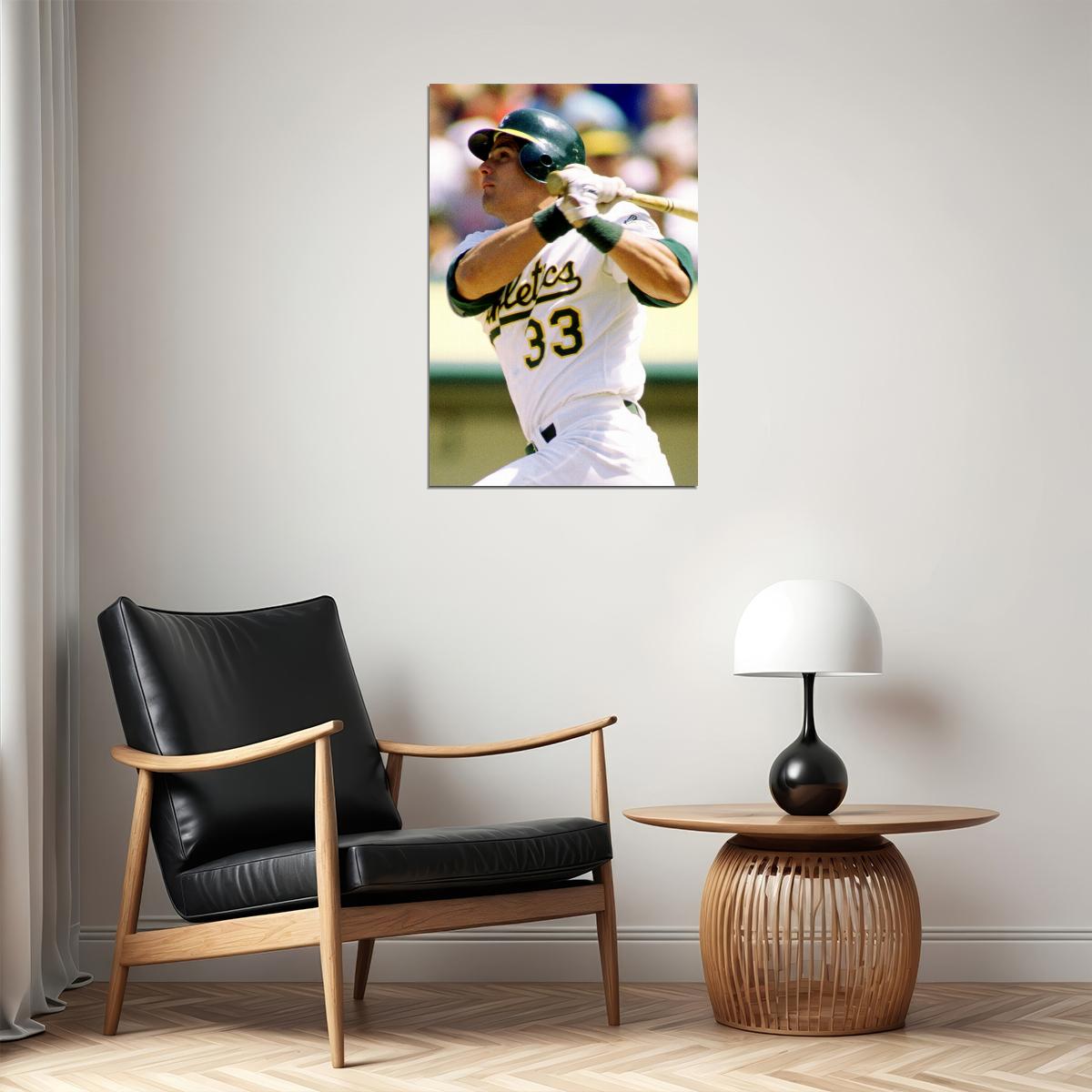 Jose Canseco Oakland Baseball Poster Wall Art Print Home Wall Decor