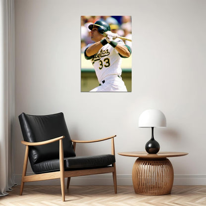 Jose Canseco Oakland Baseball Poster Wall Art Print Home Wall Decor