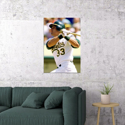 Jose Canseco Oakland Baseball Poster Wall Art Print Home Wall Decor