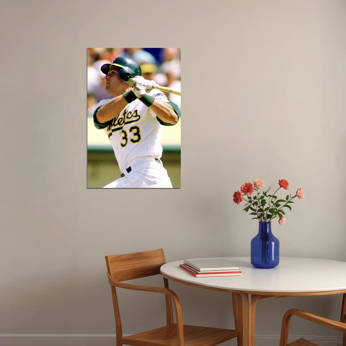 Jose Canseco Oakland Baseball Poster Wall Art Print Home Wall Decor