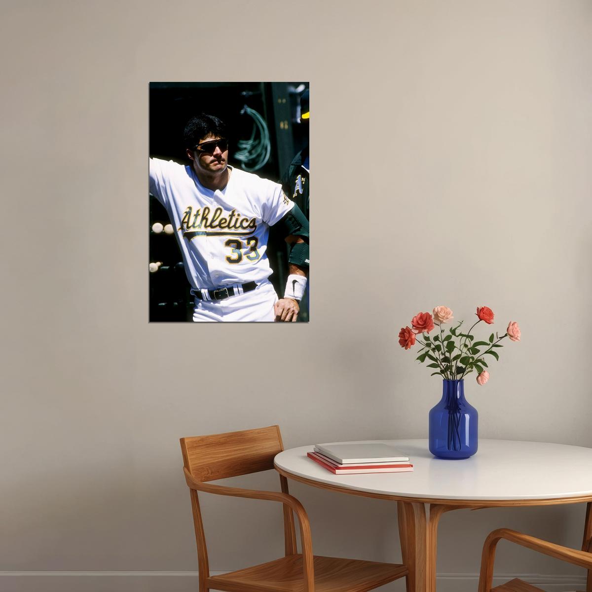 Jose Canseco Oakland Baseball Sport Poster Wall Art Print Home Wall Decor