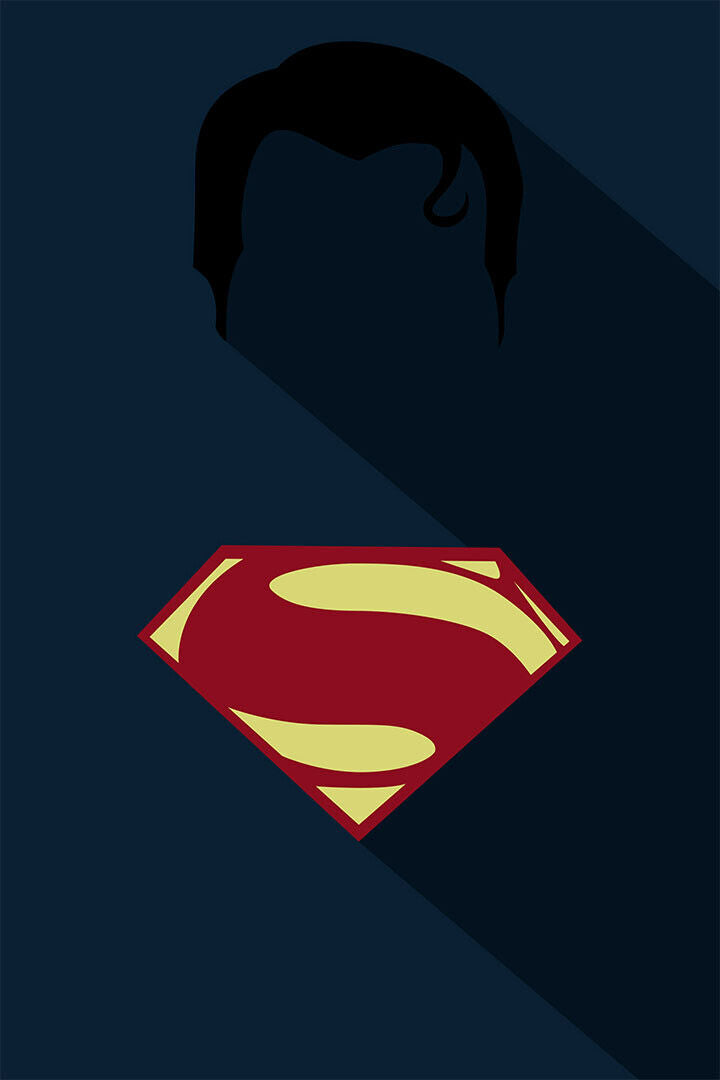 Superman Logo Tv Comics Icon Symbol Poster Wall Art Print Home Wall Decor