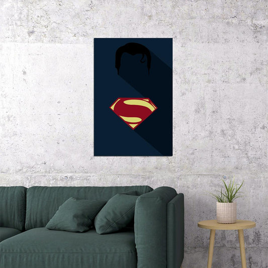 Superman Logo Tv Comics Icon Symbol Poster Wall Art Print Home Wall Decor