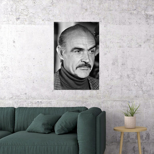 Sean Connery From Russia Artist Producer Poster Wall Art Print Home Wall Decor