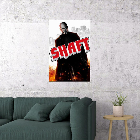Shaft Movie Adventure Comedy Samuel L Jackson Poster Wall Art Print Home Wall Decor