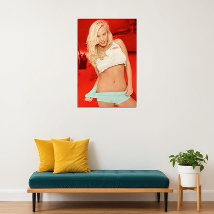 Jaime Bergman Sexy Female Model Artist Poster Wall Art Print Home Wall Decor