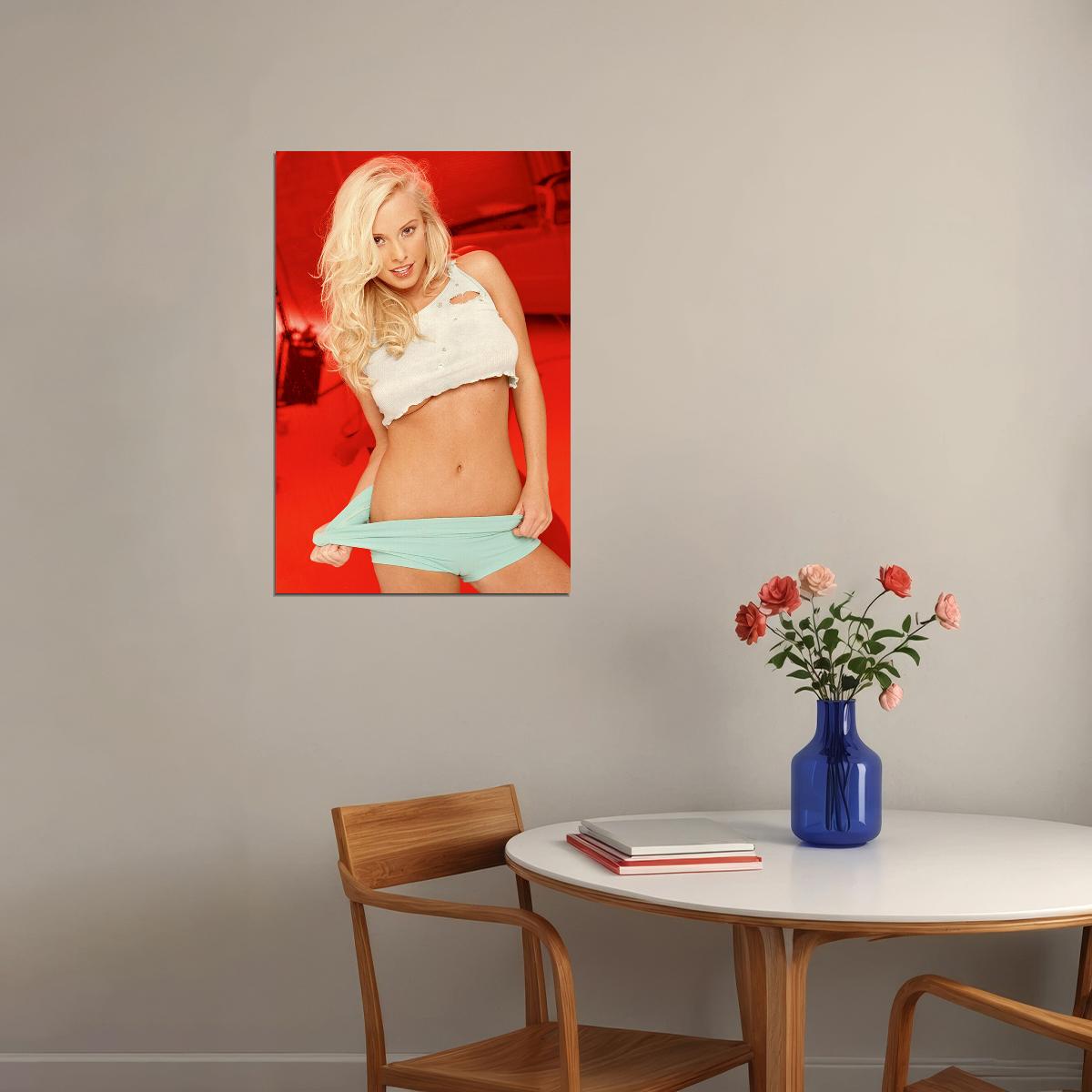 Jaime Bergman Sexy Female Model Artist Poster Wall Art Print Home Wall Decor