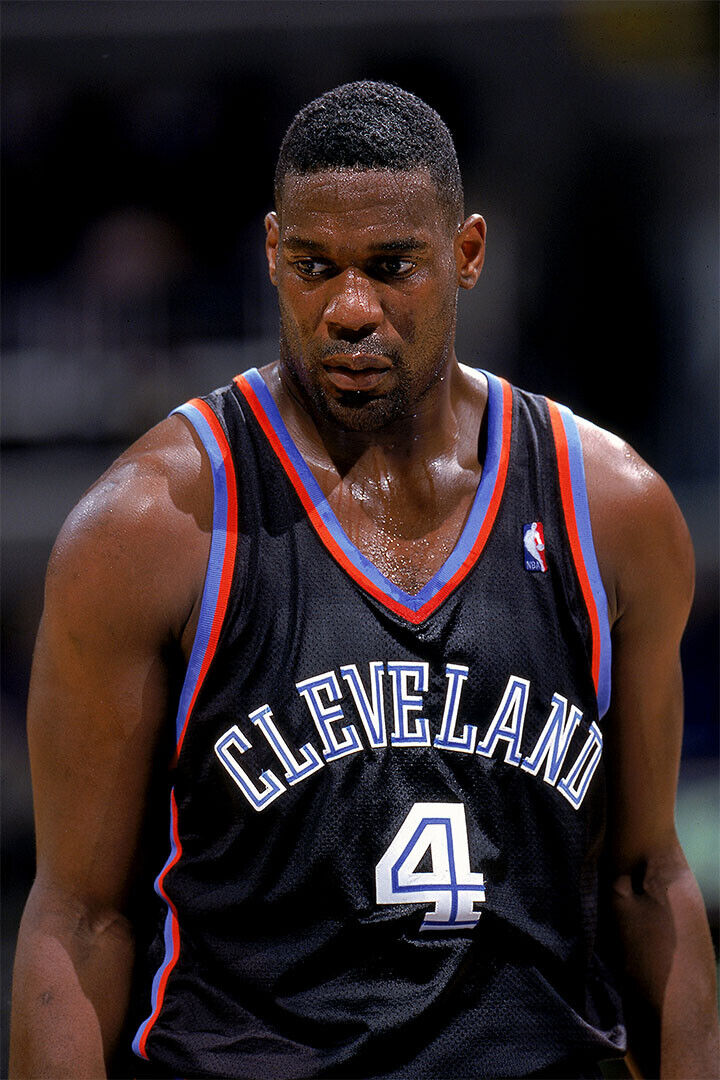 Shawn Kemp Cleveland Cavs Sport Athlete Poster Wall Art Print Home Wall Decor