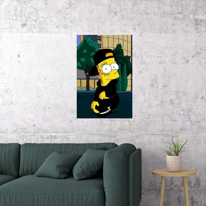 Bart Simpson Animation Fantasy Comedy Poster Wall Art Print Home Wall Decor