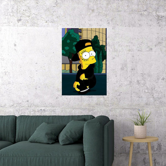 Bart Simpson Animation Fantasy Comedy Poster Wall Art Print Home Wall Decor