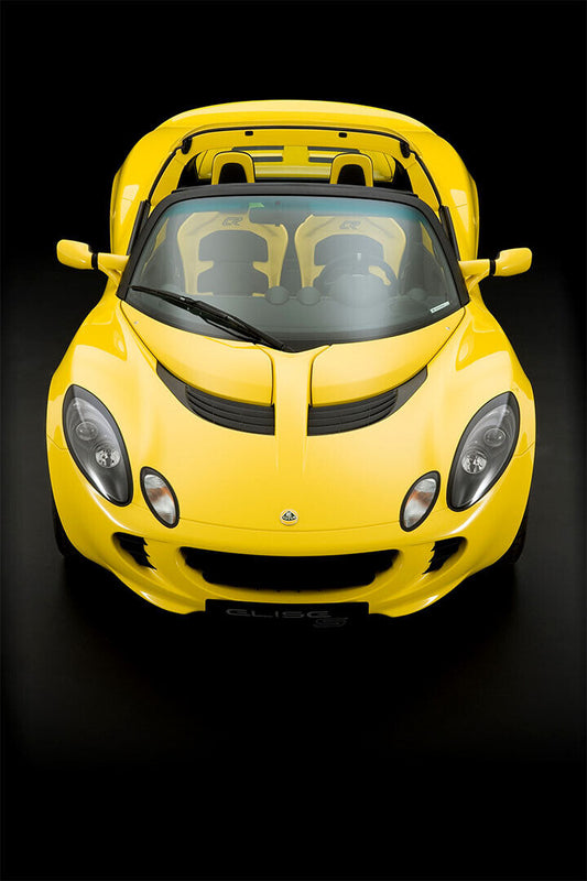 Lotus Yellow Cars Picture Poster Wall Art Print Home Wall Decor