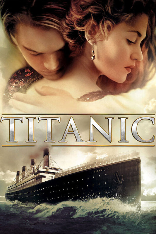 Titanic Movie Dancing Drama Romantic Poster Wall Art Print Home Wall Decor
