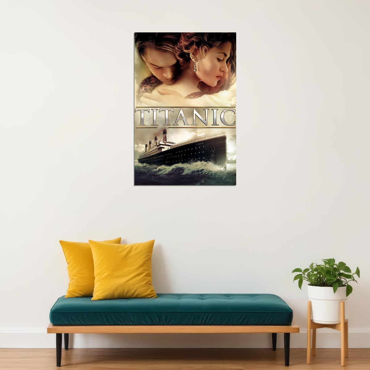 Titanic Movie Dancing Drama Romantic Poster Wall Art Print Home Wall Decor