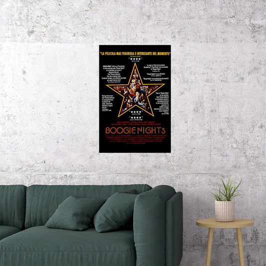 Boogie Nights Movie Drama Mark Wahlberg Poster Wall Art Print Home Wall Decor