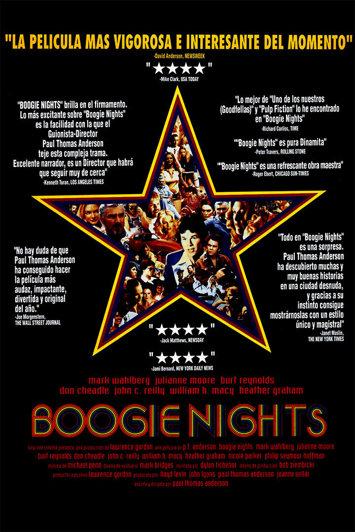 Boogie Nights Movie Drama Mark Wahlberg Poster Wall Art Print Home Wall Decor
