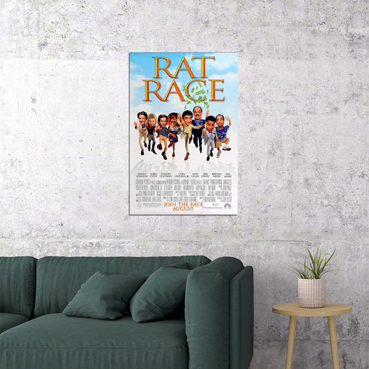Rat Race Movie Adventure Comedy Action Poster Wall Art Print Home Wall Decor