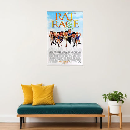 Rat Race Movie Adventure Comedy Action Poster Wall Art Print Home Wall Decor