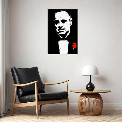 The Godfather Movie Marlon Brando Action Drama Poster Wall Art Print Home Wall Decor
