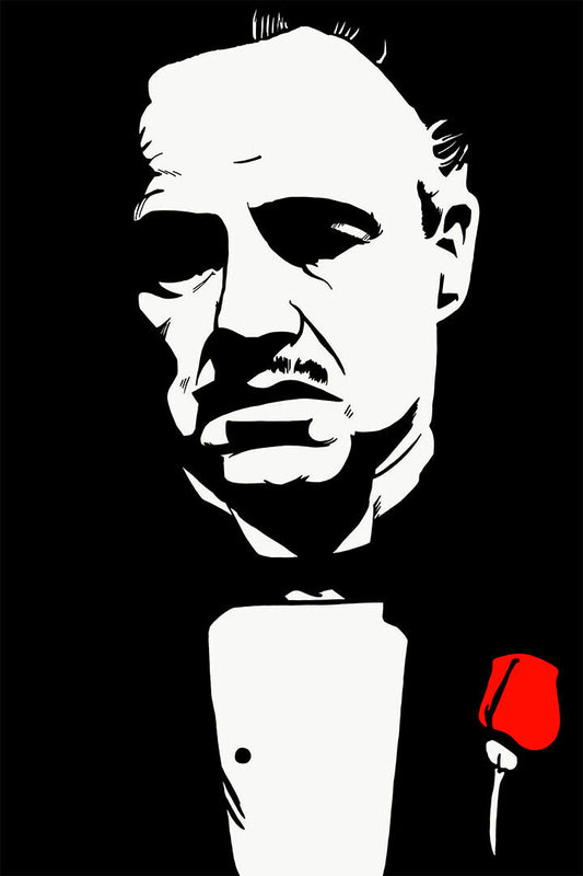 The Godfather Movie Marlon Brando Action Drama Poster Wall Art Print Home Wall Decor