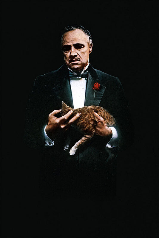 The Godfather Movie Marlon Brando Action Crime Poster Wall Art Print Home Wall Decor