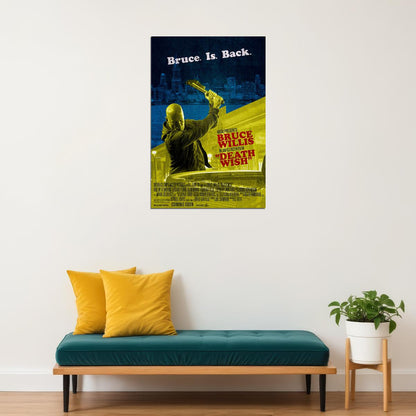Death Wish Movie Aciton Crime Dram Poster Wall Art Print Home Wall Decor